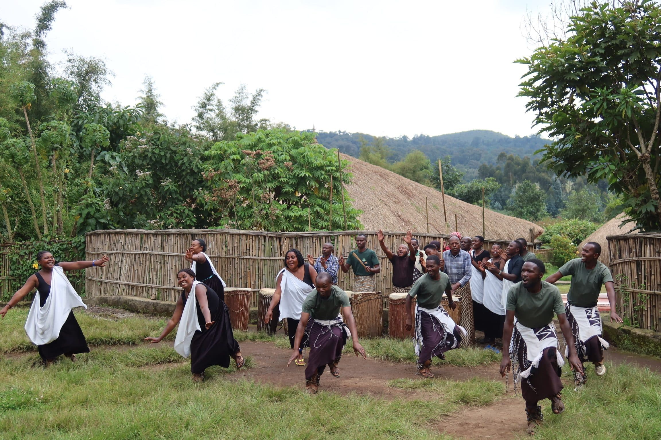 Intore dancers near Musanze
