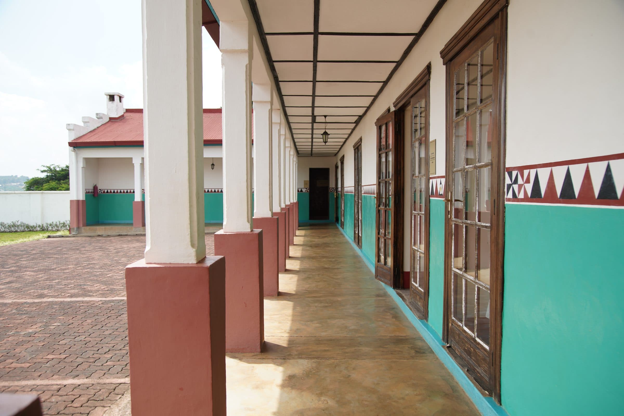 Veranda of King Mutara III Rudahigwa's palace