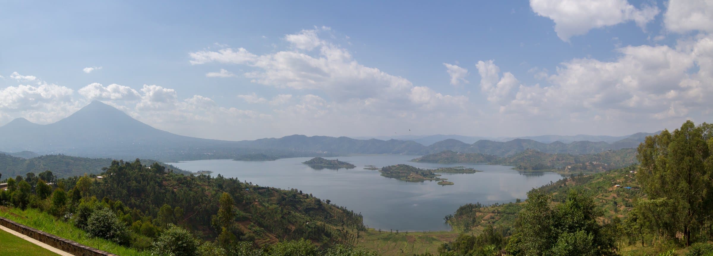 Panaromic of Lake Ruhondo, Rwanda