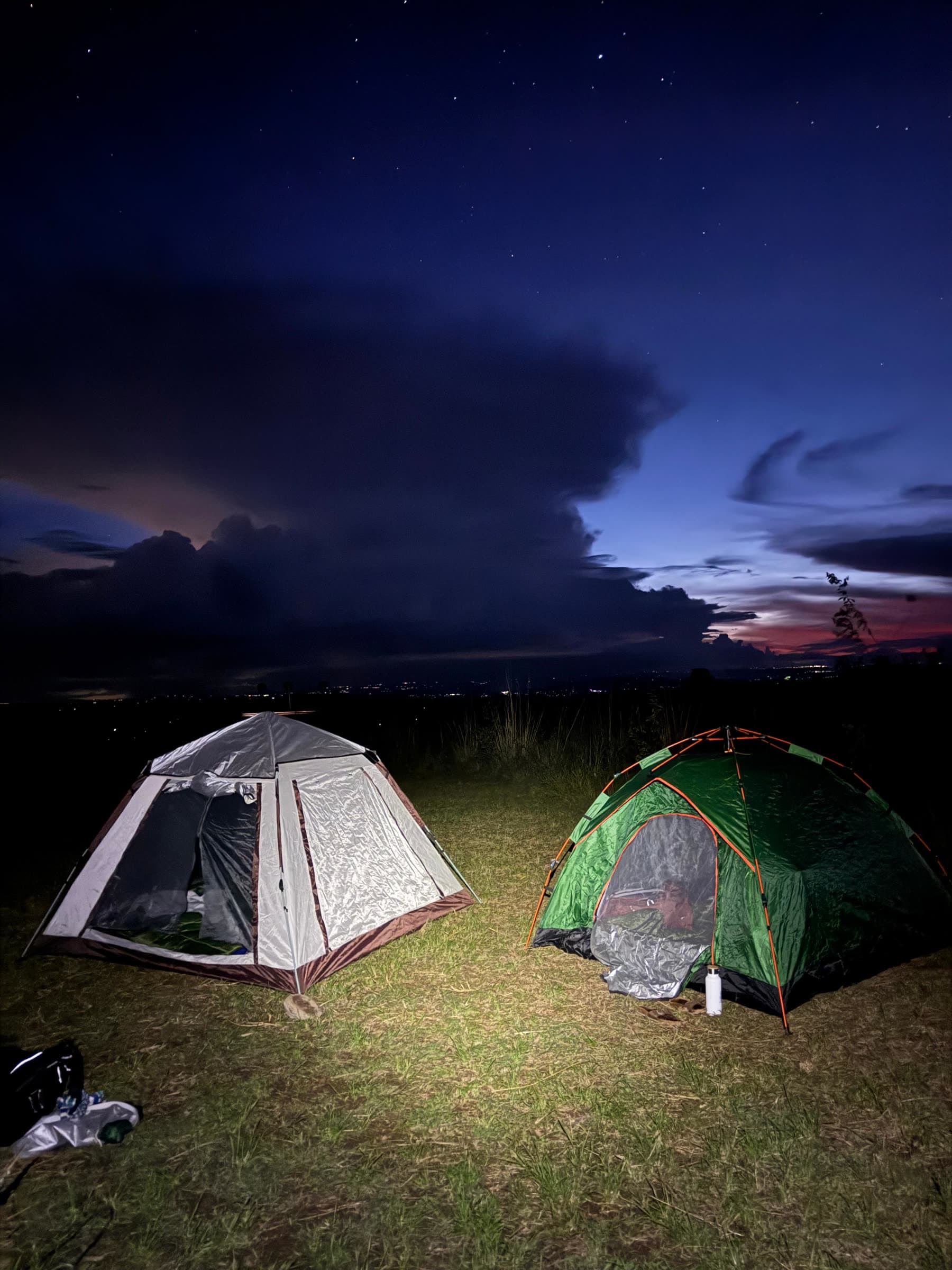 Safari tents at the Mutumba campsite