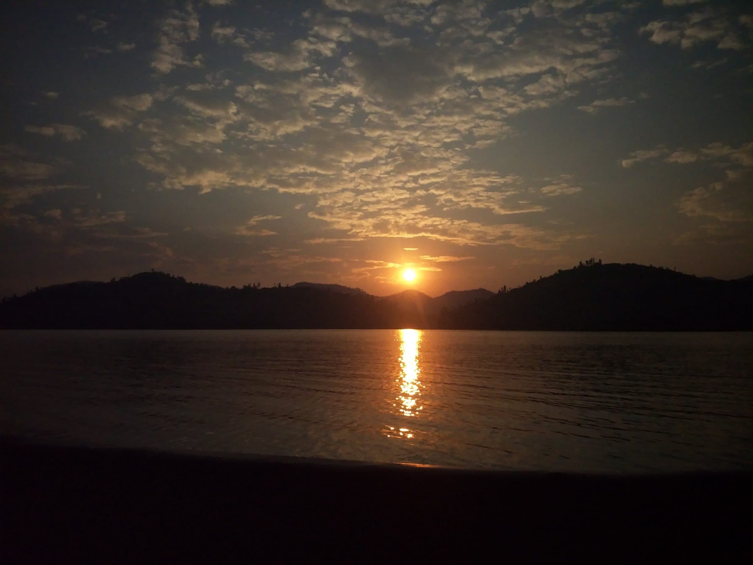 Ruhondo Lake Sunset
